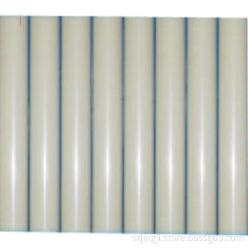 3-layer PE-coated steel pipe, colorful PE-coated layer outside the steel pipe and rust layer inside